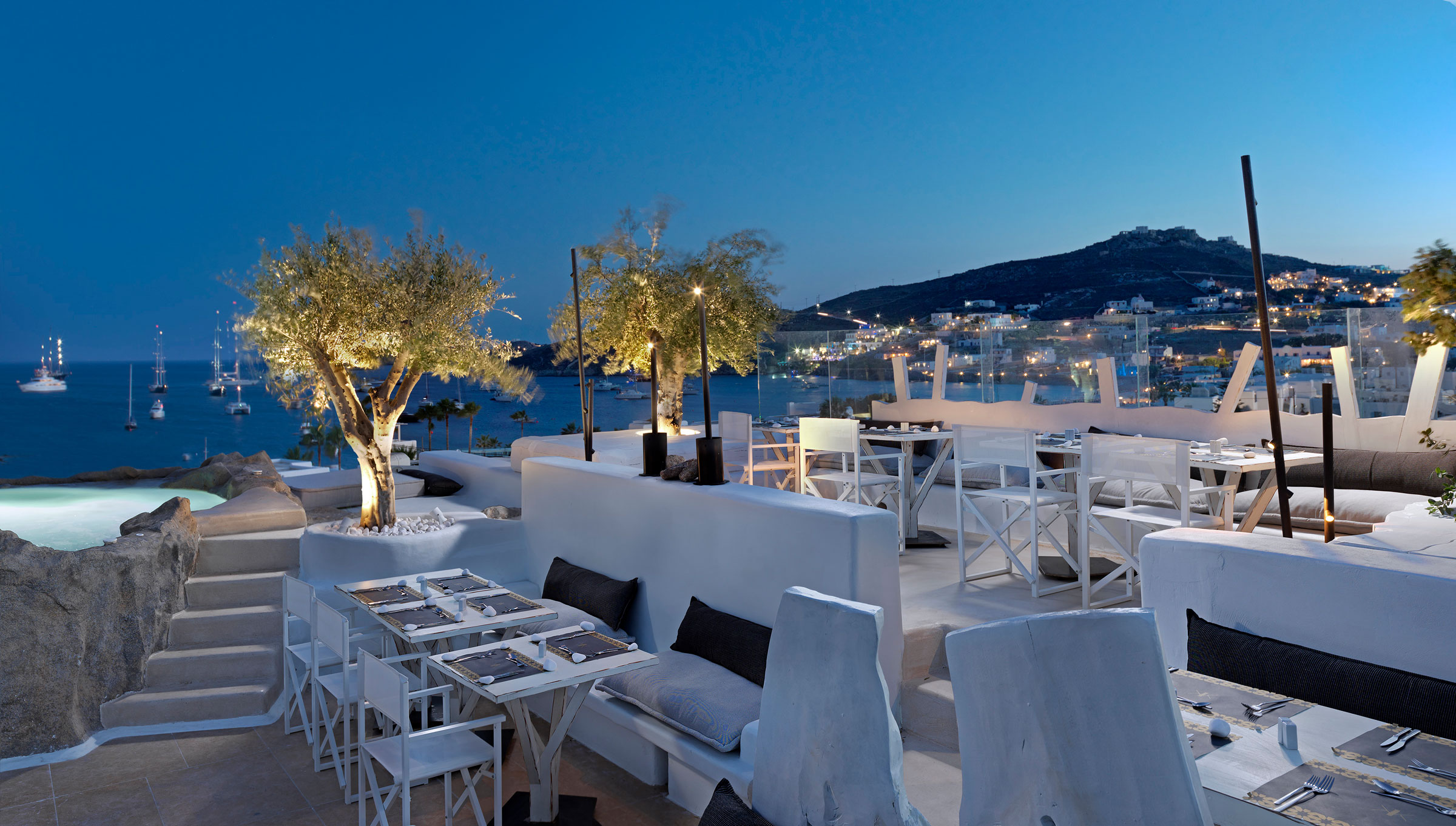 Vibia The Edit - Vibia Designs Brighten a Boutique Mykonos Hotel - Bamboo