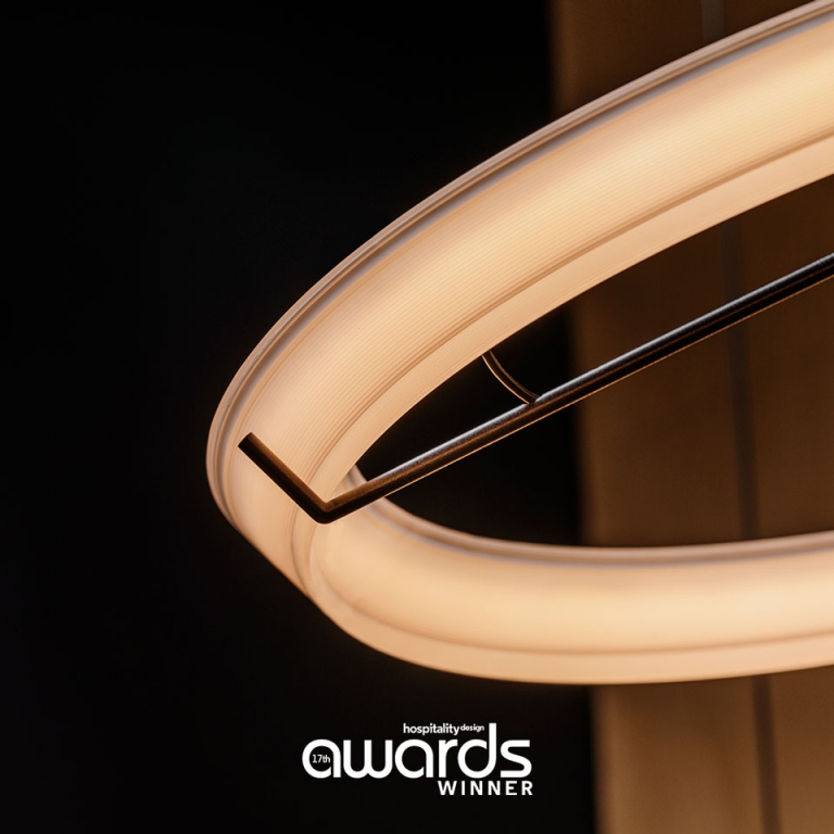 Halo Jewel de Vibia remporte le prix Hospitality Design du meilleur éclairage